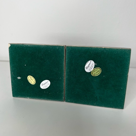 Antique Vintage Tarnished Silver Plated Brass Candle Holders - Pair of Two! - Picture 3 of 8